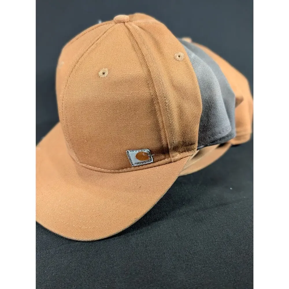 Lot 6 Carhartt Canvas Caps Distressed Workwear Gorpcore Trucker Dad Hats